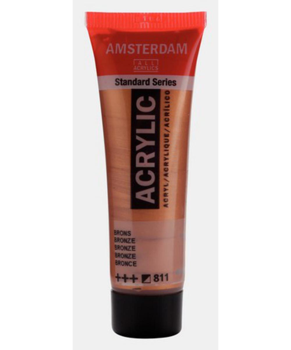 Amsterdam, Acrylic, Art & School, Paint, 20ml, 974510, Bronze